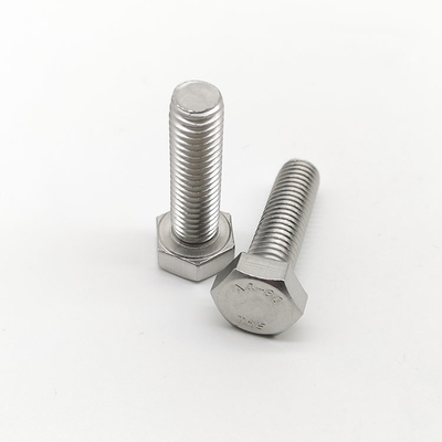 Hexagon Head Bolts Thread Up To End ISO 4017 A4 80 Stainless Steel 316