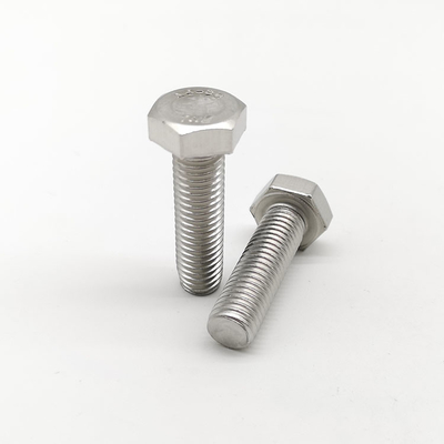 Hexagon Head Bolts Thread Up To End ISO 4017 A4 80 Stainless Steel 316