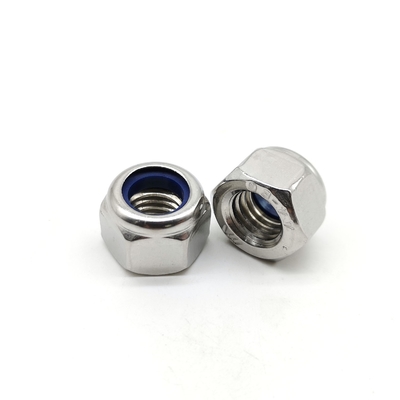 A4 80 Wind Energy Fasteners Metric Hex Lock Nuts Nylon Insert ISO 7040
