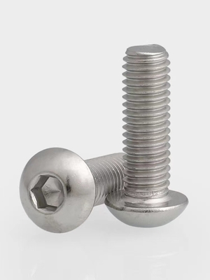 316 Stainless Steel Hex Drive Round Head Screws ISO7380