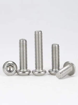 316 Stainless Steel Hex Drive Round Head Screws ISO7380