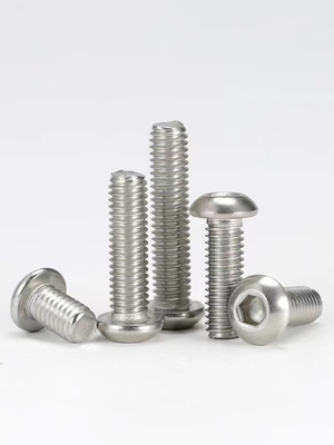 316 Stainless Steel Hex Drive Round Head Screws ISO7380