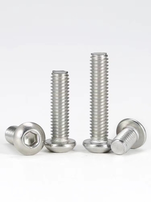 316 Stainless Steel Hex Drive Round Head Screws ISO7380