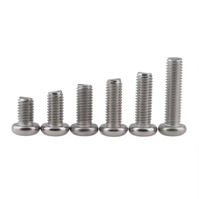 ASME B18.6.3P Stainless Steel Machine Screws Phillips Drive Pan Head 18-8