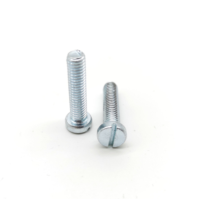 Fillister Slotted Cheese Head Steel Machine Screws Zinc Plated M1.6 M2 M2.5