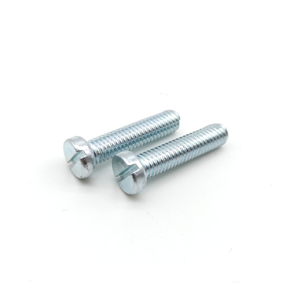 Fillister Slotted Cheese Head Steel Machine Screws Zinc Plated M1.6 M2 M2.5
