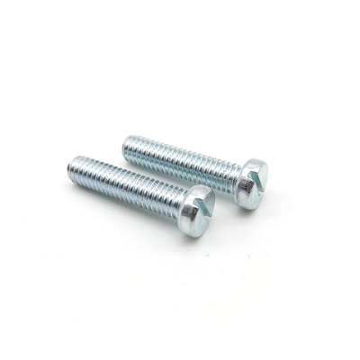 Fillister Slotted Cheese Head Steel Machine Screws Zinc Plated M1.6 M2 M2.5