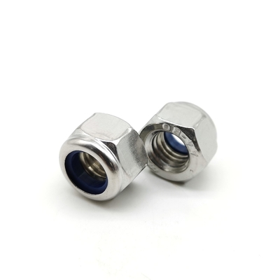 A4 80 Wind Energy Fasteners Metric Hex Lock Nuts Nylon Insert ISO 7040