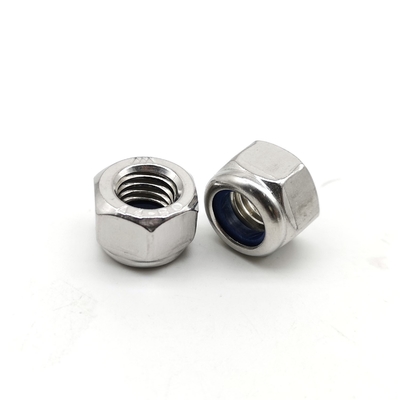 A4 80 Wind Energy Fasteners Metric Hex Lock Nuts Nylon Insert ISO 7040