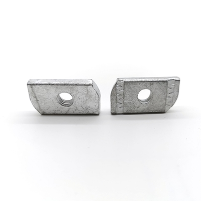 Steel Solar Panel Fasteners Hot Dip Galvanized Strut Channel Nut Without Spring