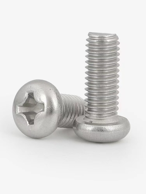ASME B18.6.3P Stainless Steel Machine Screws Phillips Drive Pan Head 18-8