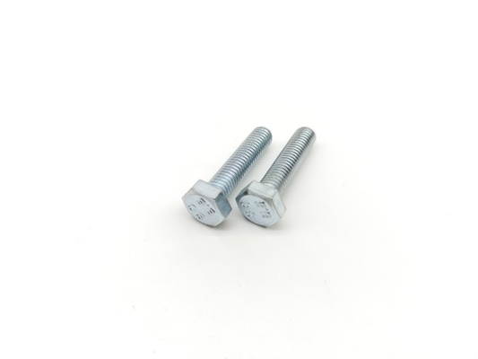 ISO4017 Metric Zinc Plated Bolts And Nuts Class 8.8 Hex Cap Hex Screw Bolts BZP Bright