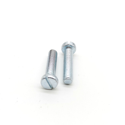 Fillister Slotted Cheese Head Steel Machine Screws Zinc Plated M1.6 M2 M2.5
